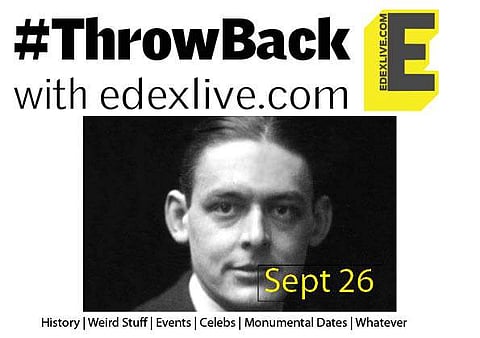 TS Eliot | (Pic: ndla.no)