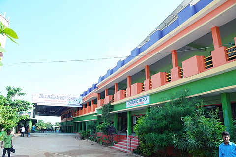 Ramaswamy Payyavula is the Principal at Zilla Parishad High School in Indiranagar, Siddipet | Pics: Ramaswamy Payyavula