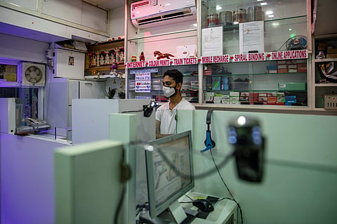 A photo of cyber cafe clicked by Shruti during her Cyberia project (Photos: Shruti Chamaria)
