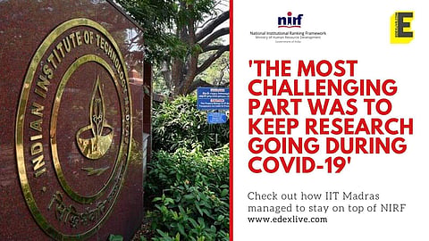 The IIT had scored 83.88 and 85.31 in the NIRF 2019 and NIRF 2020 ranking, respectively (Pic: EdexLive)