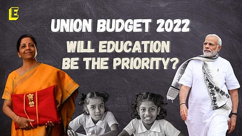 A lot is riding on the Union Budget 2022 and how much it allocates for education (Pic: EdexLive)