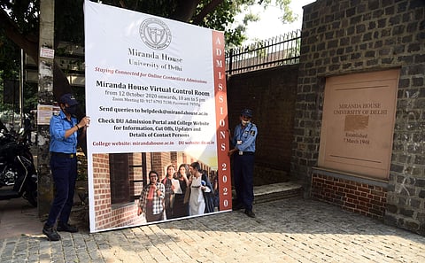 Entry to Miranda House | Pic: EdexLive