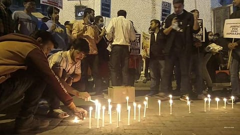 UPSC Compensatory attempt protest | (Pic: Sourced)
