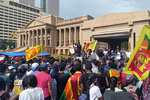 The economic crisis in Sri Lanka led to anti-government protests this year | Pic: Wikimedia Commons