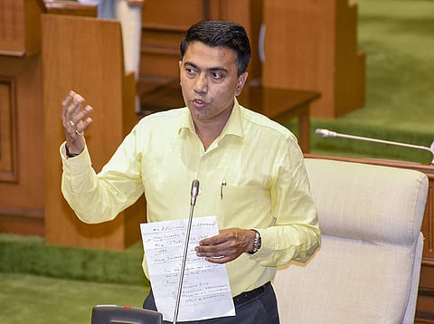 Goa Chief Minister Pramod Sawant | (Pic: PTI)