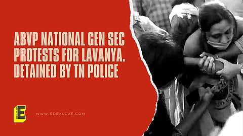 Nidhi Tripathi was detained from TN CM MK Stalin's house (Pic: Edexlive)