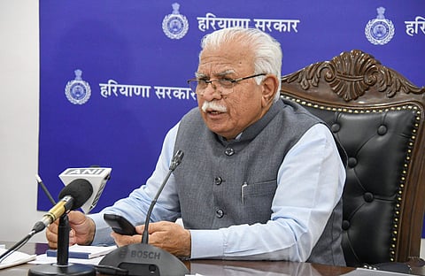 File photo of Manohar Lal Khattar | (Pic: Edexlive)