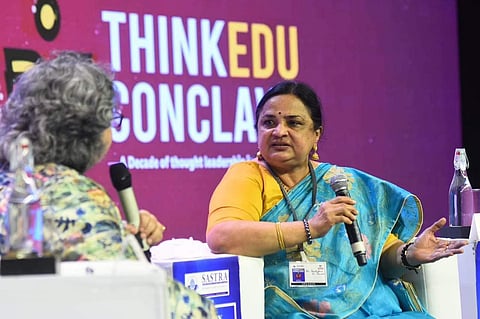 File photo of Prof Santishree Dhulipudi Pandit | (Pic: Express)