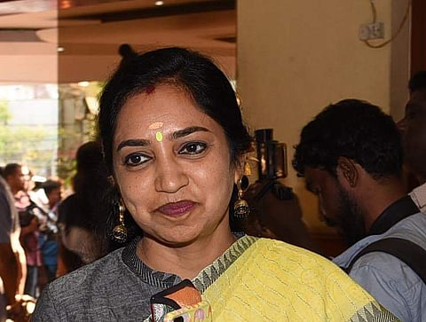 File photo of Thamizhachi Thangapandian | (Pic: Express)
