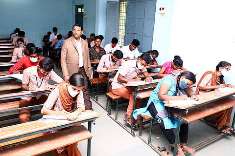 Students attending an exam | Image for representational purpose only | (Pic: Express)