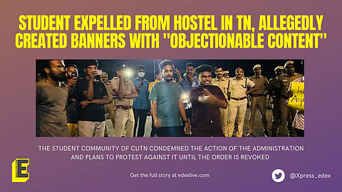 Student expelled from hostel | Pic: EdexLive