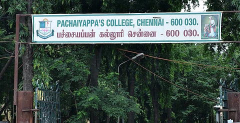 File photo of Pachaiyappa College | (Pic: Express)