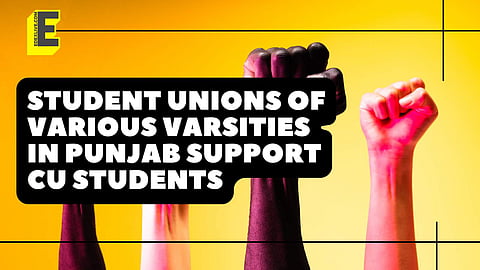 Student unions stand in support of CU students | (Pic: Edexlive)