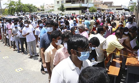 File photo of candidates appearing for NEET | (Pic: EdexLive)