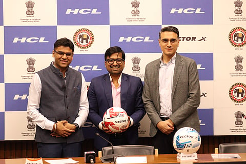 NCT Director of Education Himanshu Gupta, DSA President Anuj Gupta and HCL Director Shikhar Malhotra | (Pic: DoE, NCT)