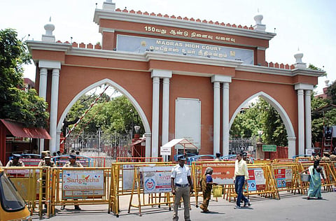 File photo of Madras High Court 
