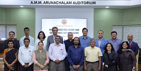 IIT Madras and FedEx Corporation officials during the launch of FedEx Centre of Excellence at IIT Madras | (Pic: IIT Madras)