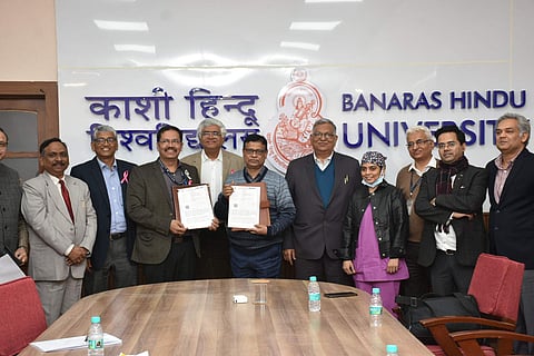 MoU signing | (Pic: BHU)