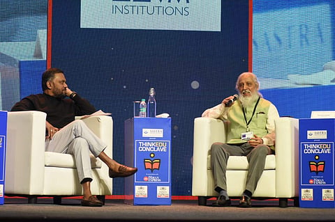 Anil Sahasrabudhe, Chairman, NETF chaired by Ravi Shankar | Pic: Express/Ashwin prasath