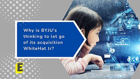 Why is BYJU's thinking to let go  of its acquisition WhiteHat Jr | (Pic: EdexLive)