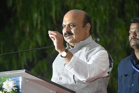 Recent picture of CM Bommai. Pic: @BSBommai