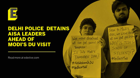 The leaders have been put under house attest to 'protect the peace of the campus' during the Prime Minister's visit. | Pic: EdexLive