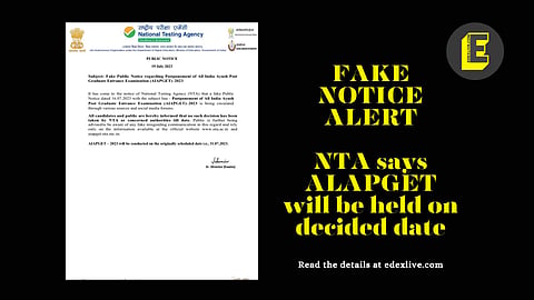 Fake notice alert | (Pic: EdexLive and NTA)