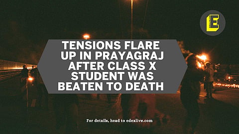 Tensions flare  up in Prayagraj after class X student was beaten to death | (Pic: EdexLive)