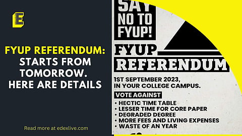 Referendum begins from tomorrow, September 1 | (Pic: EdexLive)