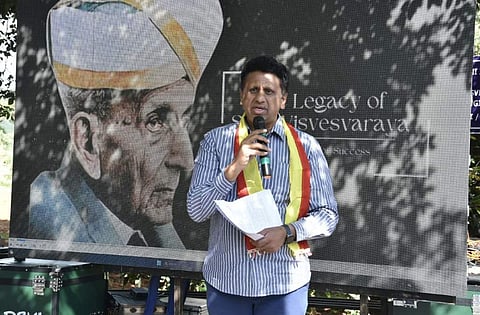 File photo of Higher Education Minister MC Sudhakar | (Pic: Official X handle of MC Sudhakar)