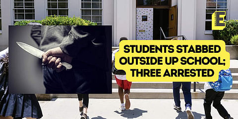 Students stabbed outside UP school | (Pic: EdexLive)