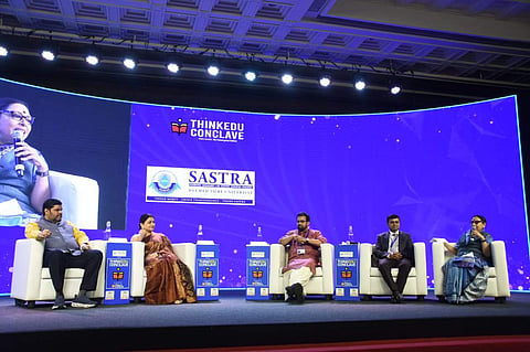 Visuals from the event | (Picture: TNIE)