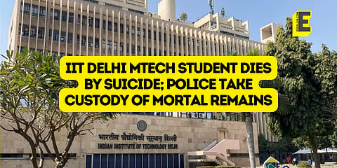 Death at IIT | (Pic: EdexLive + IIT Delhi)