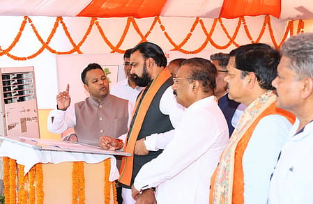 Bihar CM Samrat Choudhary inspects Ma Thawe medical college site in Gopalganj; prays at Thawe temple for state prosperity