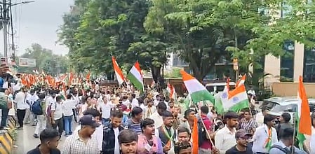 Jharkhand job aspirants take out 'Tiranga Yatra' in Ranchi on day 22 of exam protest