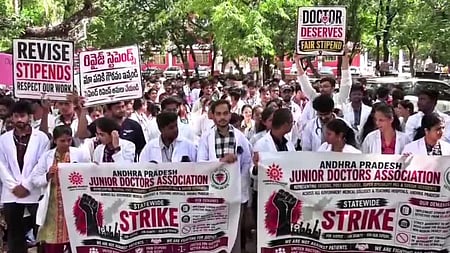 Andhra Pradesh junior doctors intensify strike over stipend hike