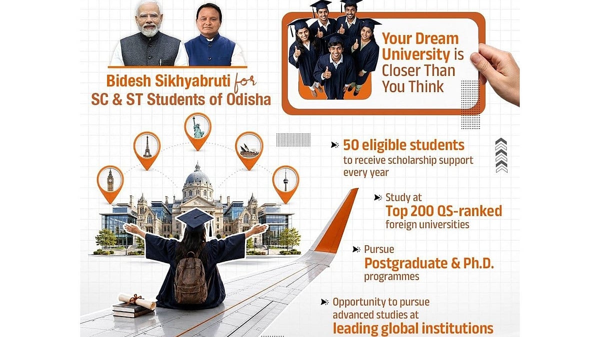 Odisha govt launches 'Bidesh Sikhyabruti' scheme to fund foreign higher education for SC, ST students