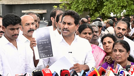Former CM Jagan questions Nara Lokesh over disputed 82.1% Andhra literacy claim