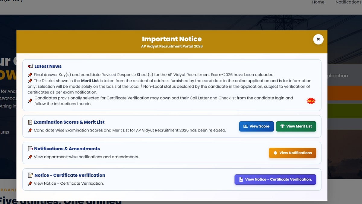 AP AEE Certificate Verification Call Letter 2026 Released