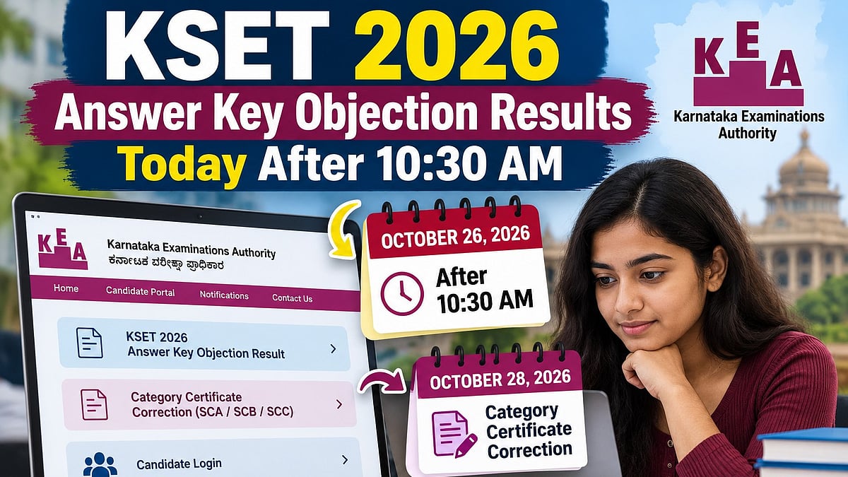 KSET 2026 Answer Key Objection Results Today; Correction Dates