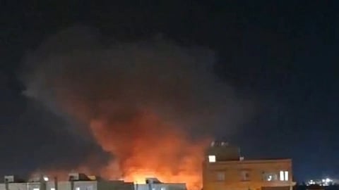 blast near Bushehr Nuclear Plant