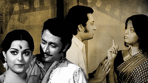 পুরোনো সিনেমার দৃশ্য সংকলনে সৌমিত্র চট্টোপাধ্যায় ও মিঠু মুখোপাধ্যায়