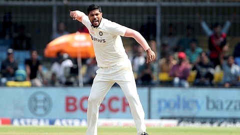 উইকেট নিয়ে উমেশ যাদবের সেলিব্রেশন