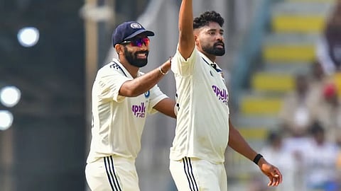 জশপ্রীত বুমরা এবং মহম্মদ সিরাজের ছবি।