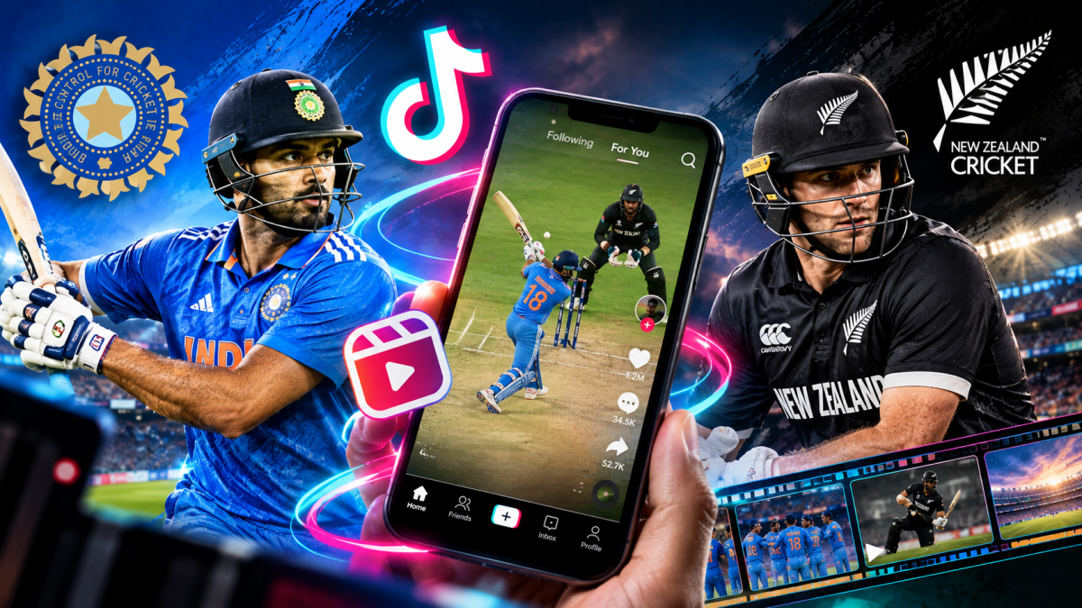 TikTok-এ দেখা যাবে শ্রেয়সদের ম্যাচ,ছবি: X