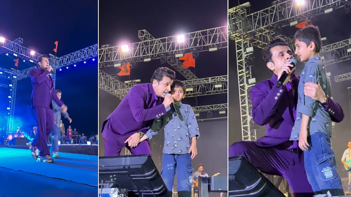 Sonu Nigam helps a lost child in midst of concert