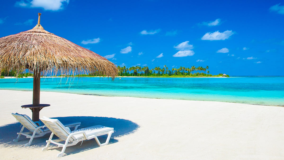 resting place in beach