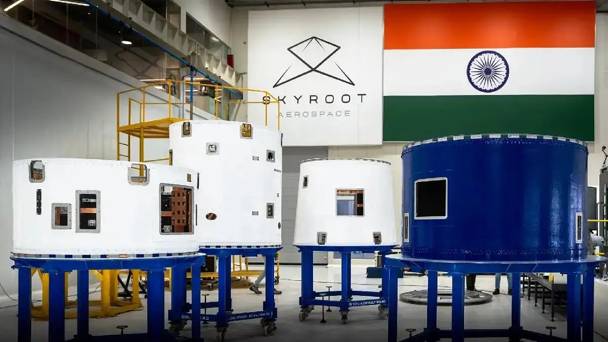 indian flag and space center 