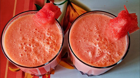 Have you ever tasted a watermelon milkshake?