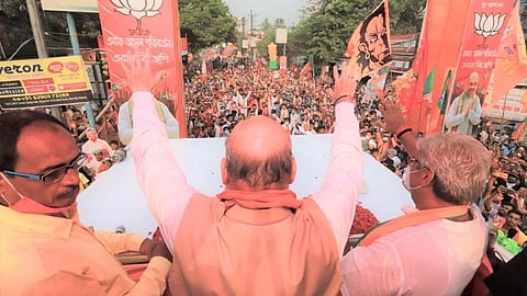 पश्चिम बंगालमध्ये वाढली रुग्णसंख्या; कोरोनाचा निवडणुकीशी संबंध नसल्याचा शहांचा निर्वाळा